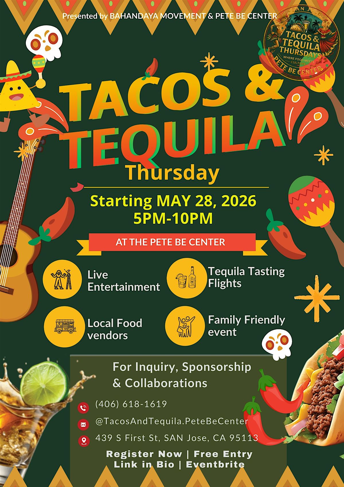 Tacos & Tequila Thursdays