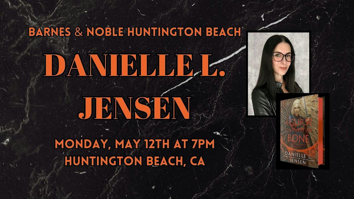 Danielle L. Jensen celebrates A CURSE CARVED IN BONE at BN-Huntington Beach