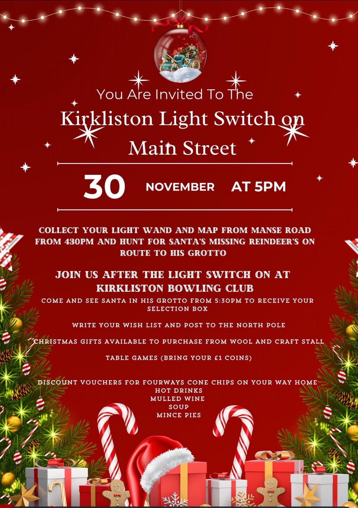 Christmas Light Switch on 