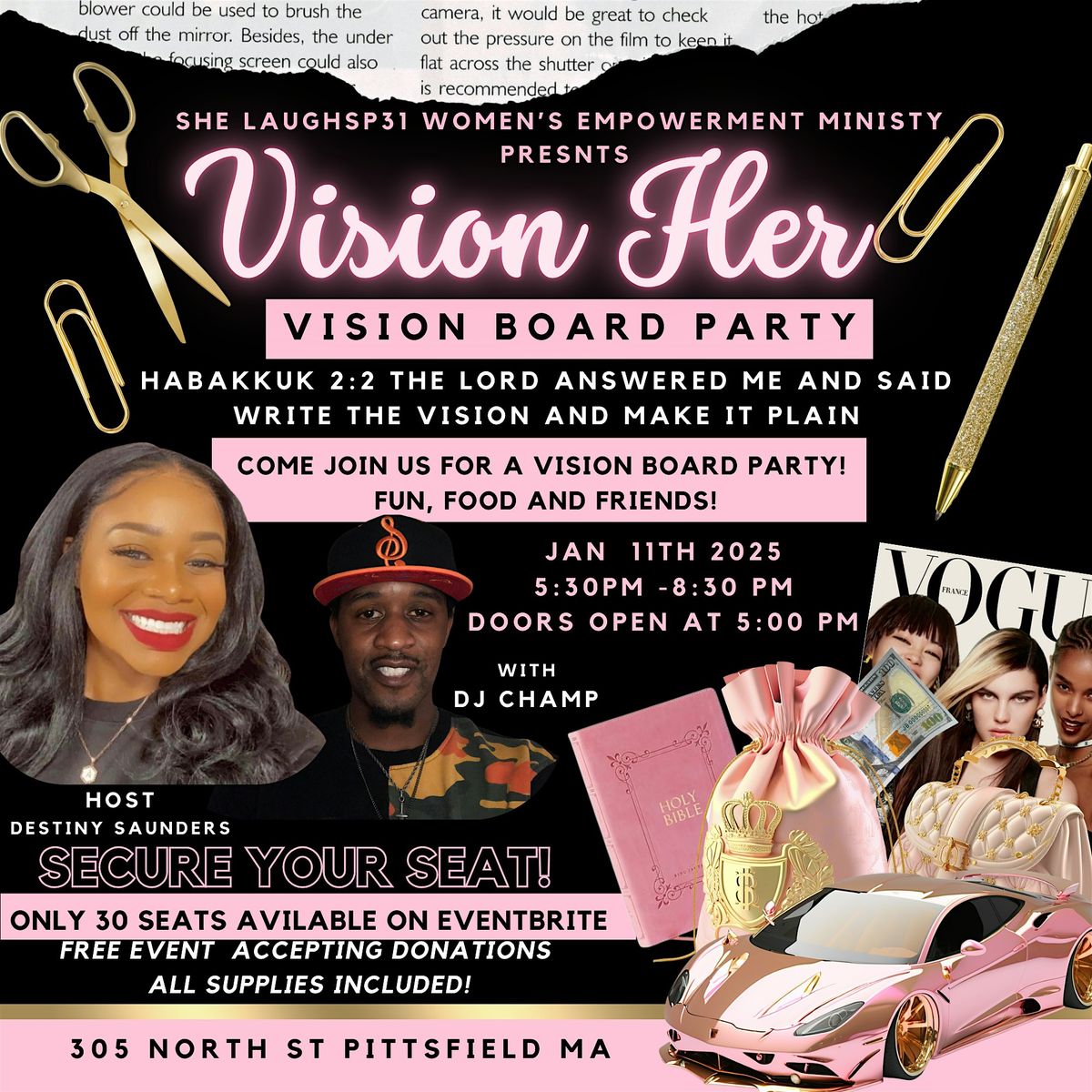 VISION HER VISION BOARD PARTY