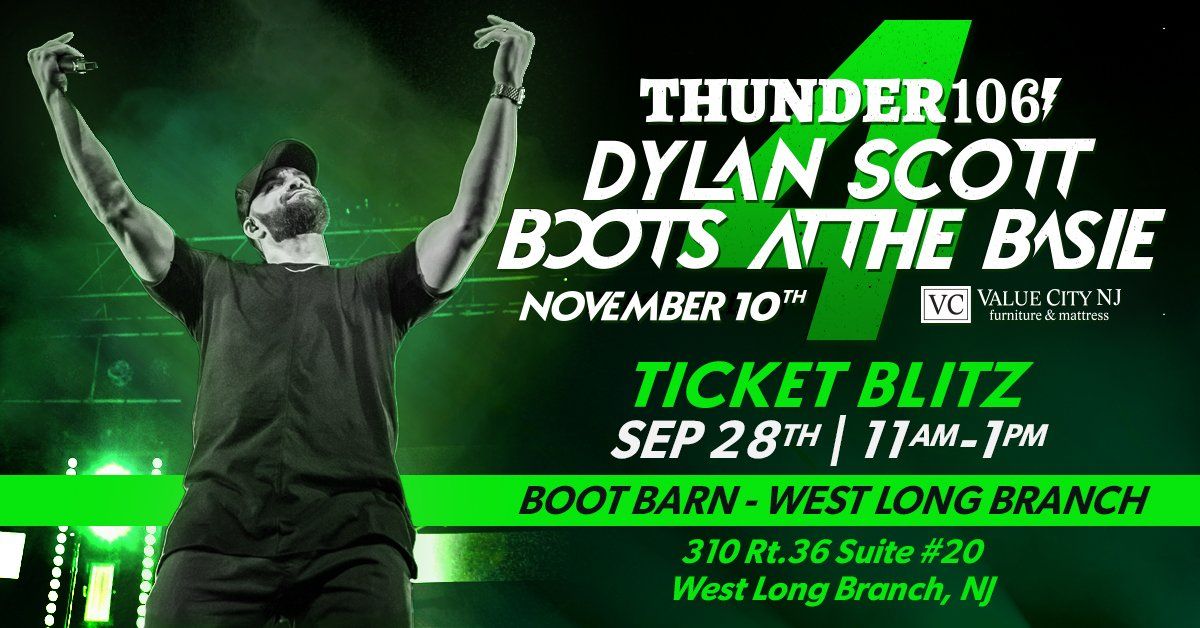 Boots at the Basie 4 Ticket Blitz at Boot Barn of West Long Branch Grand Opening 