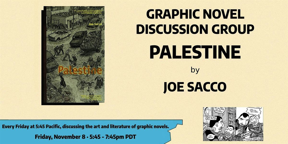 Graphic Novel Discussion Group: Palestine