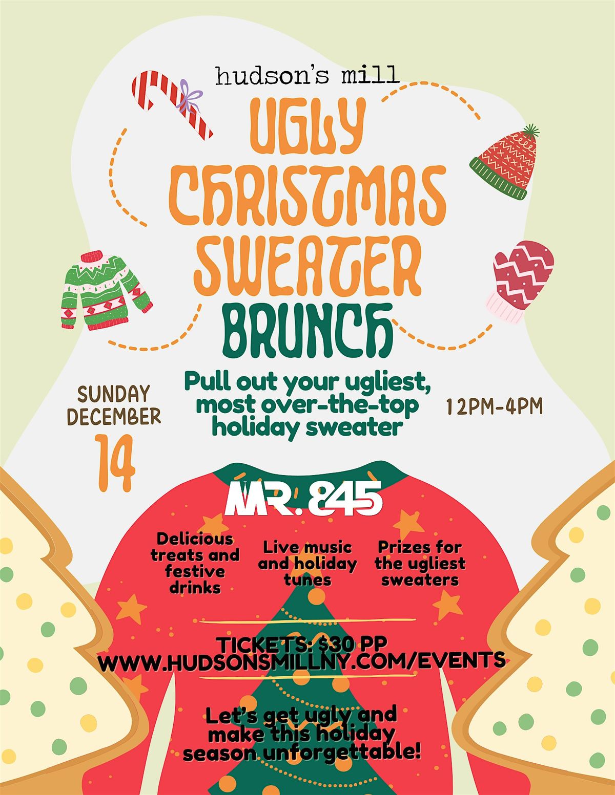 Ugly Christmas Sweater Brunch