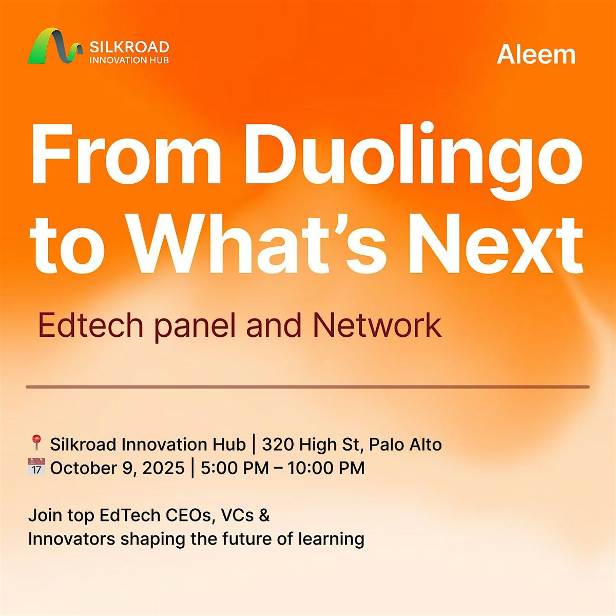 From Duolingo to What's Next - Edtech Panel and Network