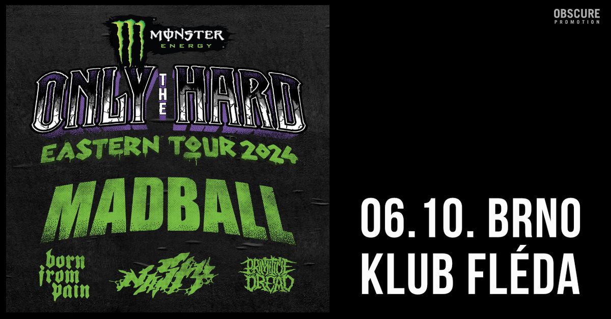 MADBALL, BORN FROM PAIN, NASTY, PRIMITIVE DREAD - Brno