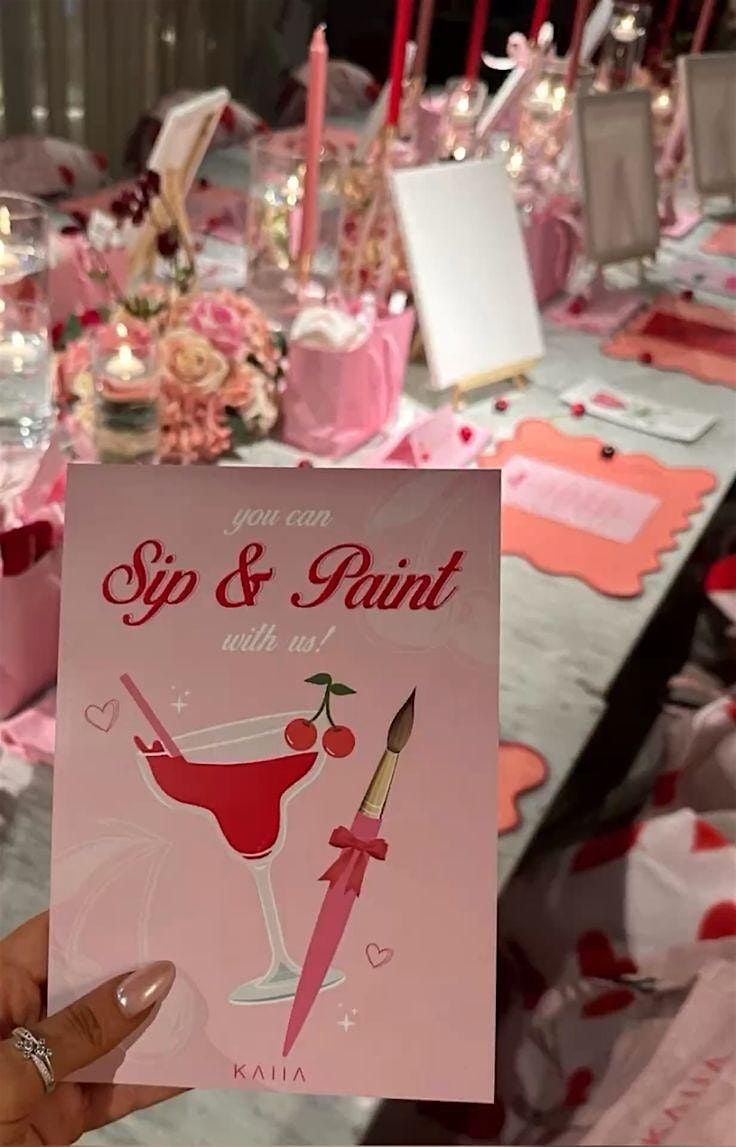 Valentine Sip & Paint: Wonderland edition