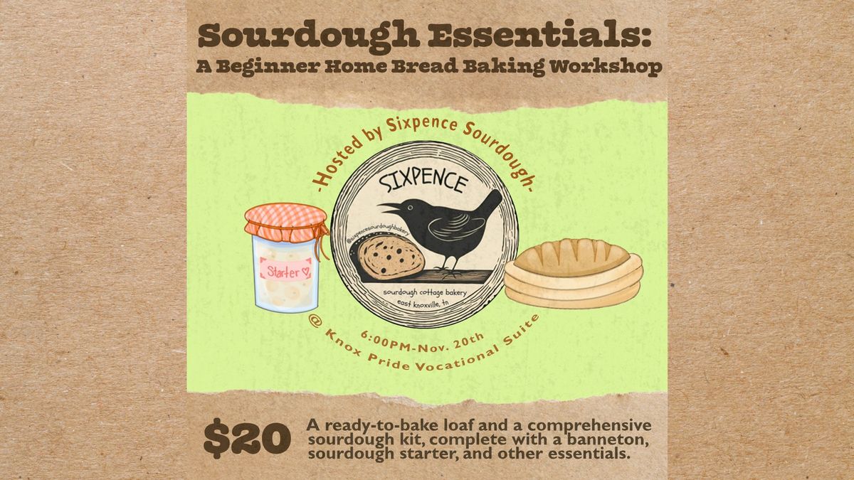 Knox Pride Presents: Sourdough Beginner Class