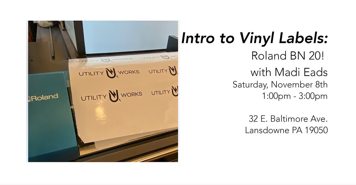 Intro to the Roland BN-20: Turn Your Art into Stickers!