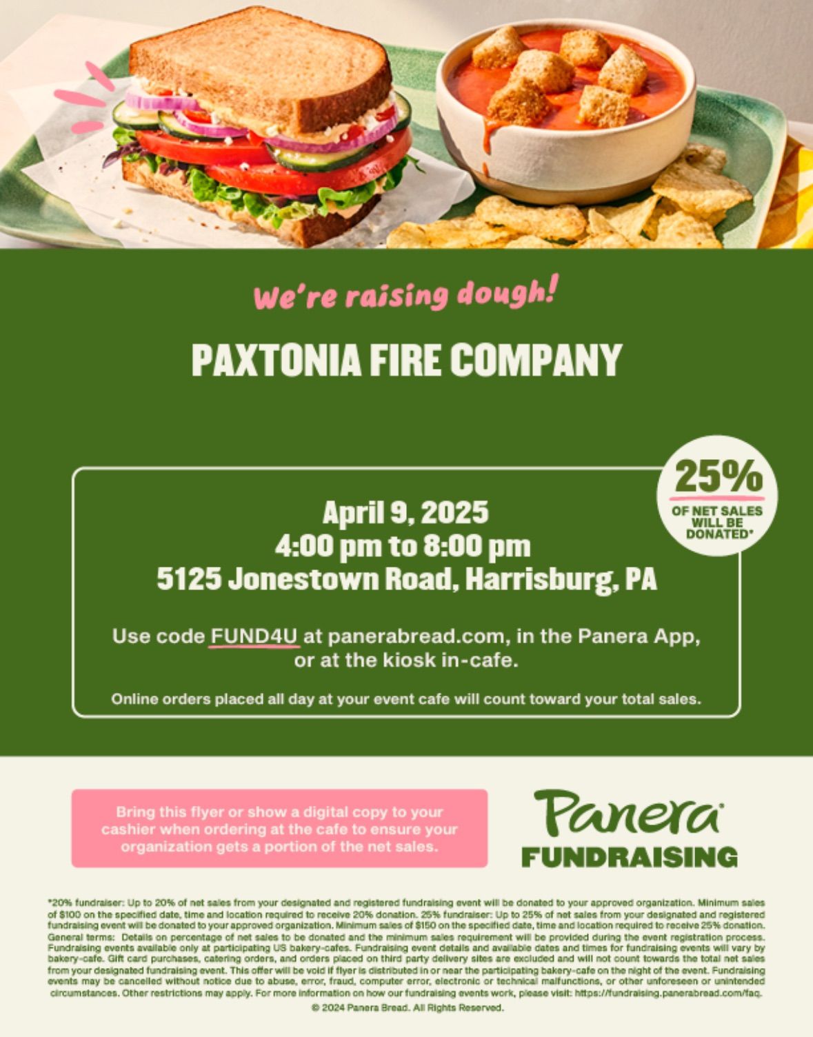 Fundraiser night @ Panera bread