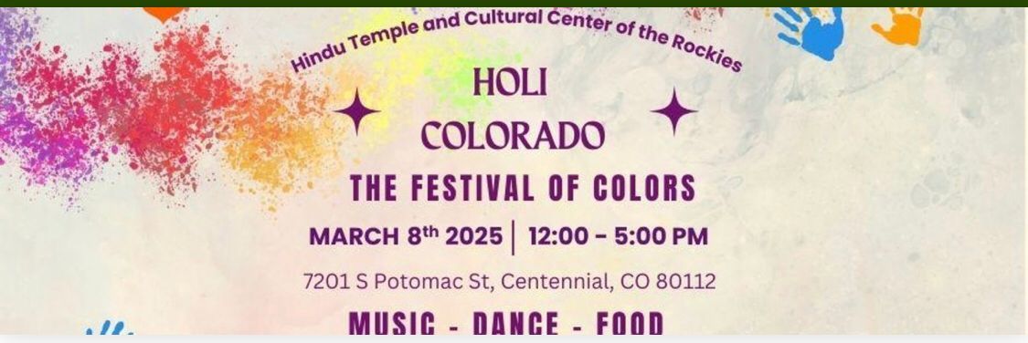 Holi Colorado - The Festival of Colors