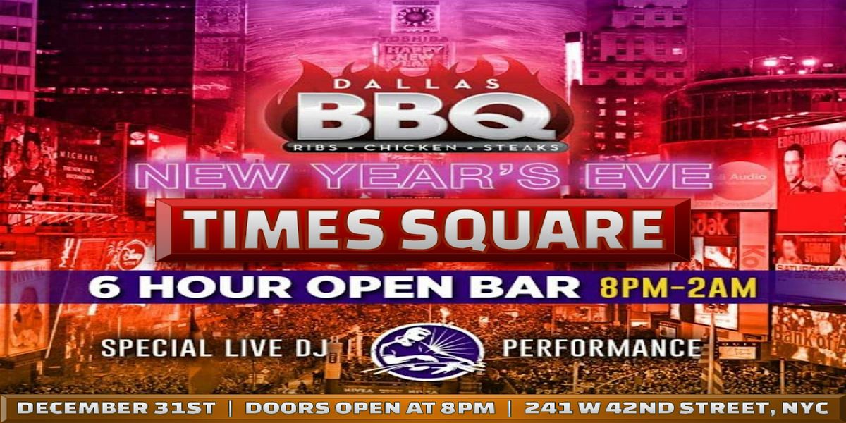 BallDrop.com Presents Dallas BBQ Times Square New Year's Eve