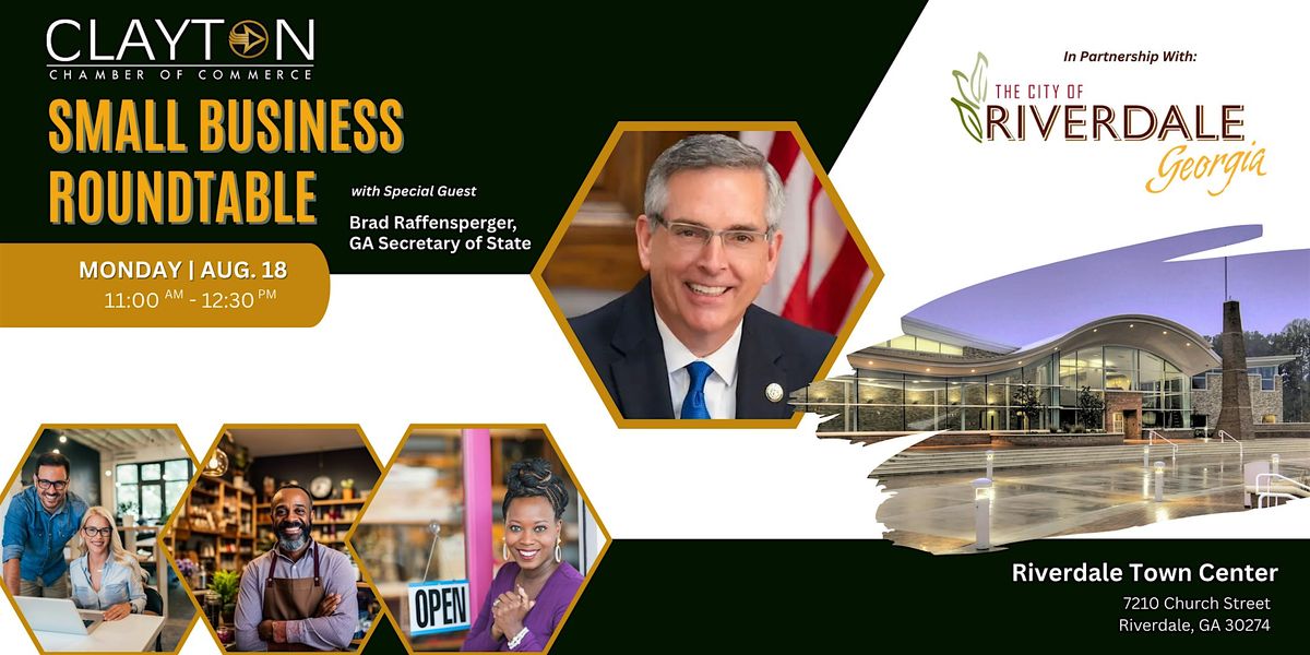 Small Business Roundtable: with GA Secretary of State, Brad Raffensperger