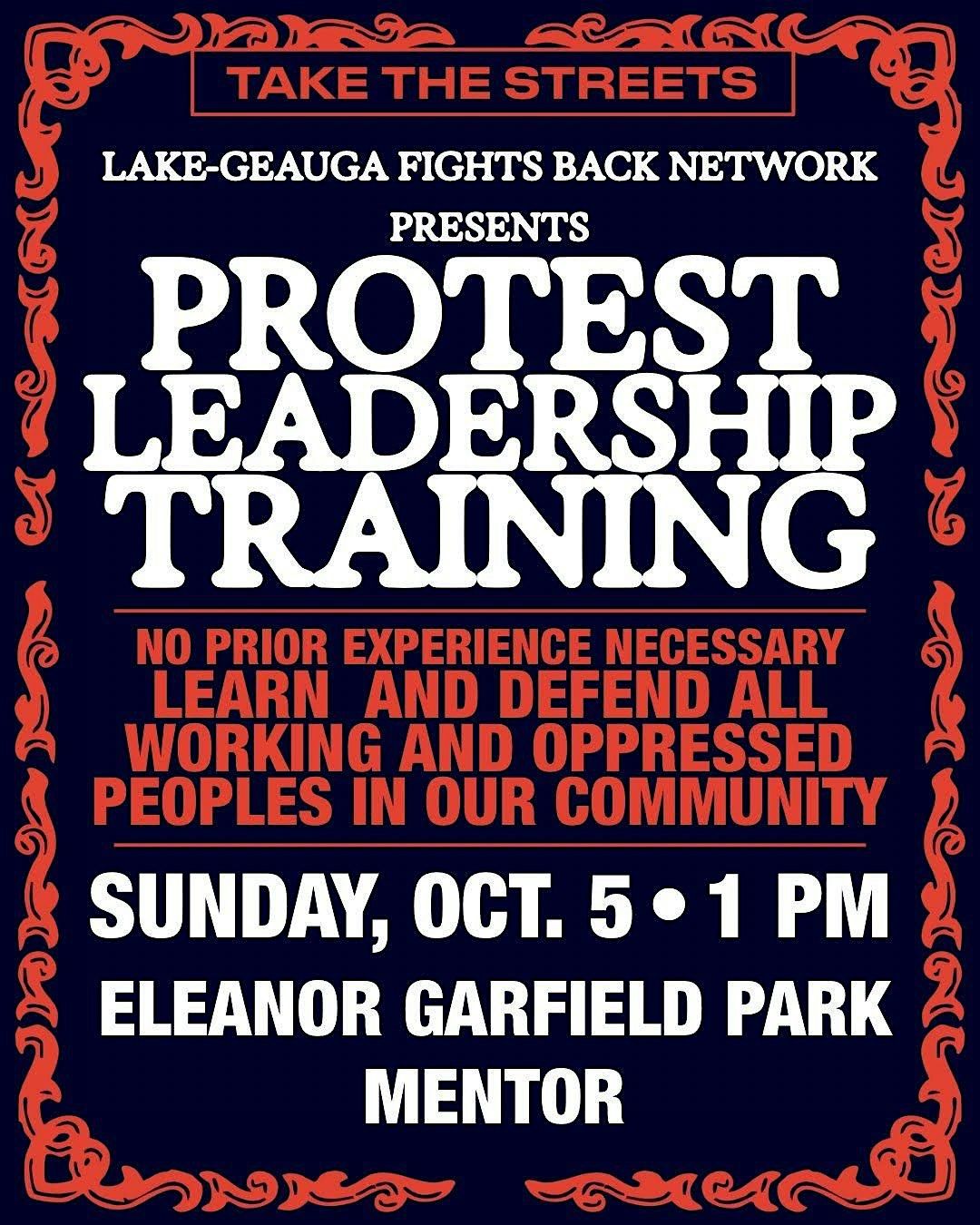 Protest Leadership Training