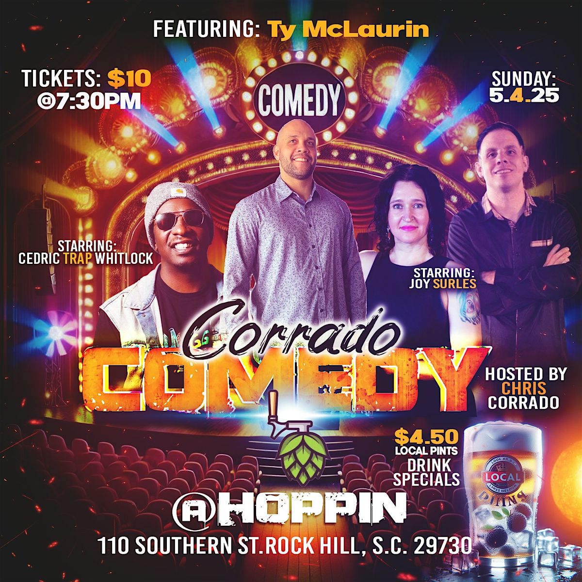 Corrado Comedy Show @ Hoppin': 5\/4\/25