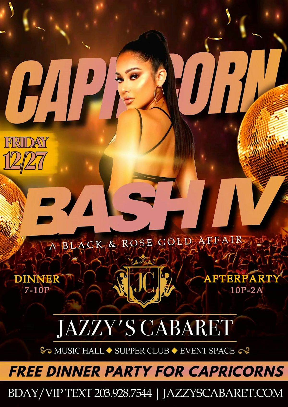 The UPN Capricorn Bash IV at Jazzy's Cabaret w\/DJ R-Nice