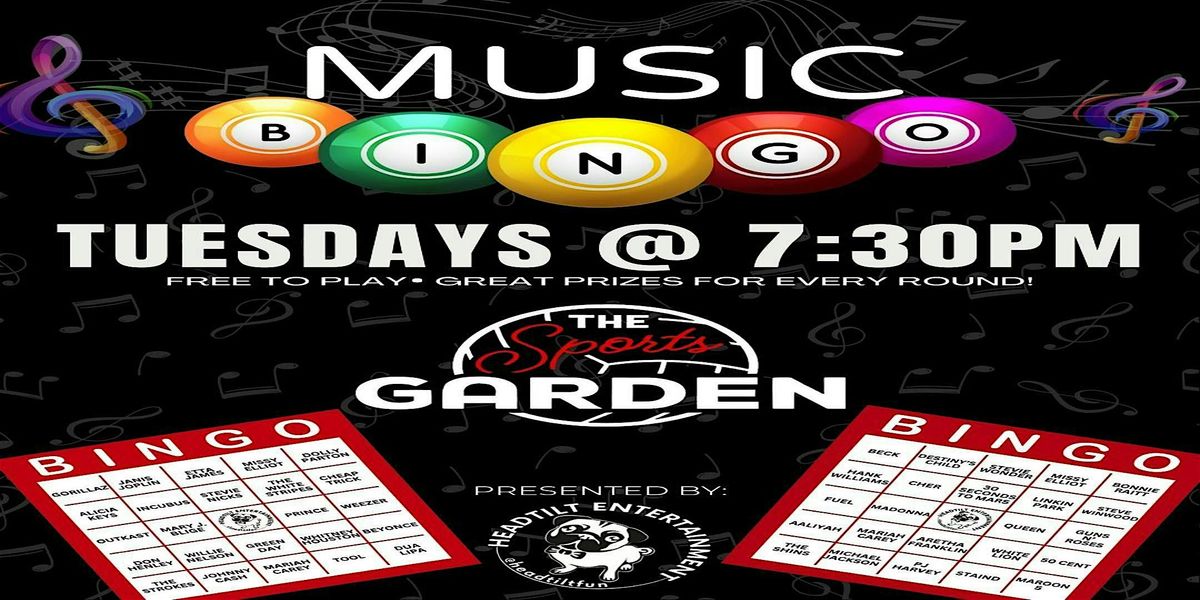 Music Bingo At Sports Garden DFW!