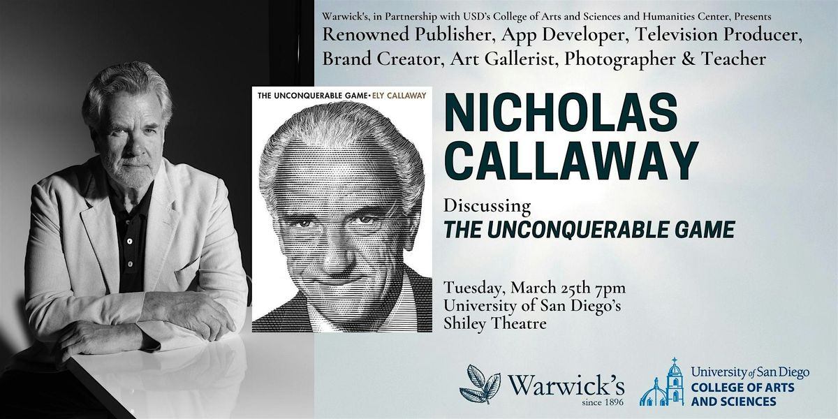 Nicholas Callaway discussing THE UNCONQUERABLE GAME