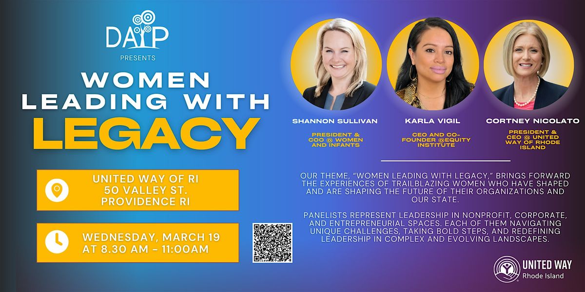 DAIP\u2019s 2025 Women\u2019s History Month Event: Women Leading with Legacy