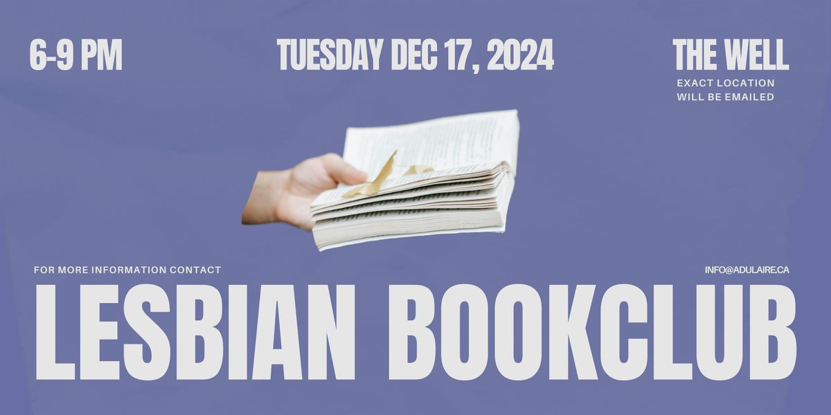 Lesbian Book Club (In-Person) - December 17, 2024