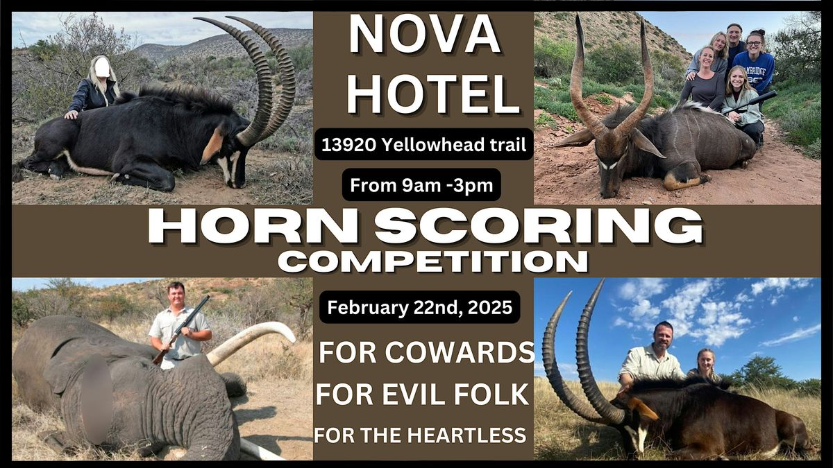 Horn Scoring Competition at the Nova Hotel