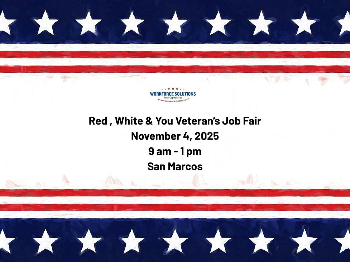 Hiring Red, White & You! - San Marcos, Texas
