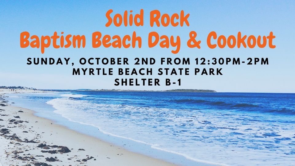Baptism Beach Day & Cookout