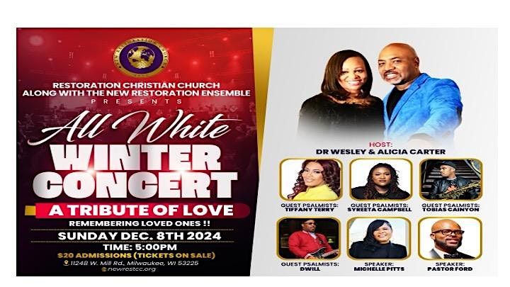 New Restoration Christian Church All White Winter Concert