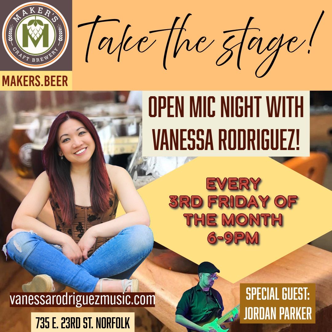 Open Mic Night with Vanessa Rodriguez at Maker's Craft Brewery