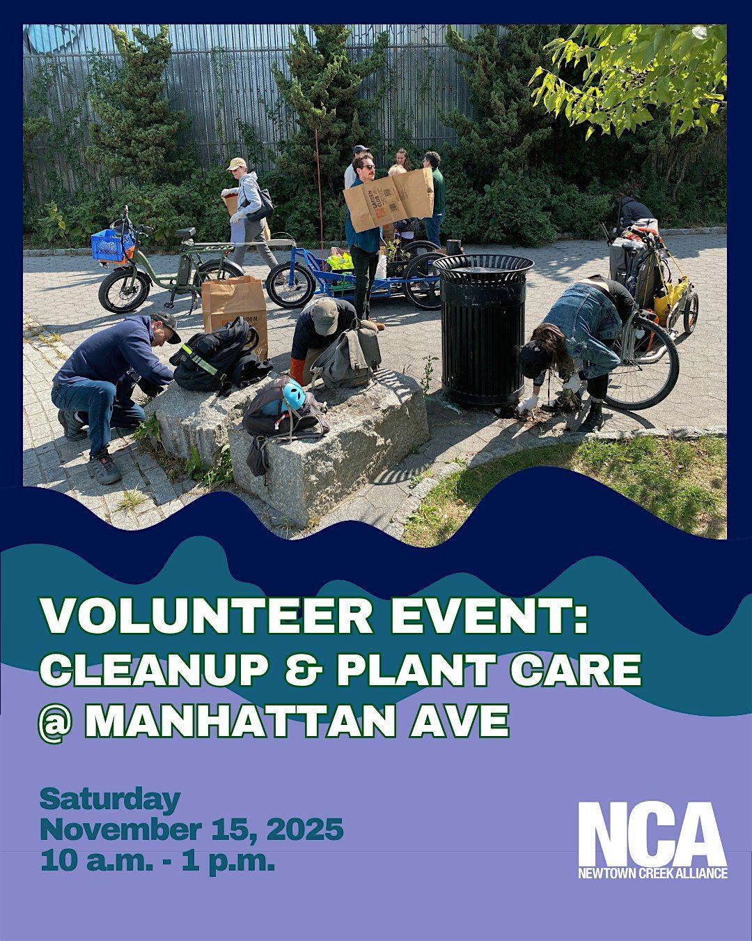 Cleanup & Plant Care at Manhattan Ave Street End Park