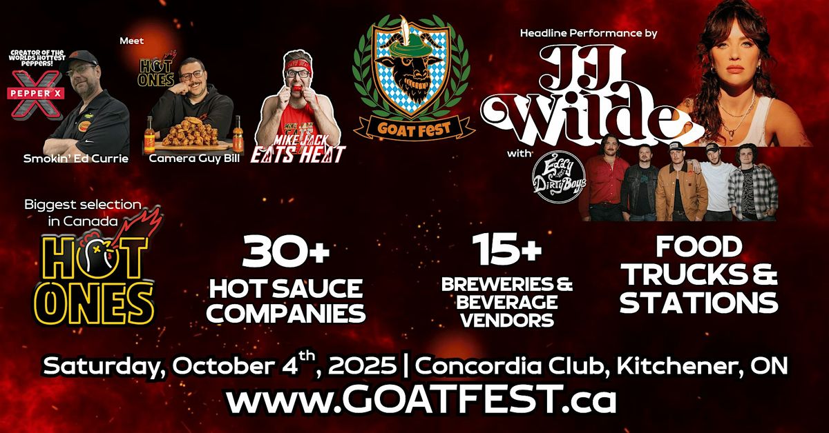 Goat Fest 2025 \u2013 Canada\u2019s Ultimate Hot Sauce, Craft Drink & Music Festival