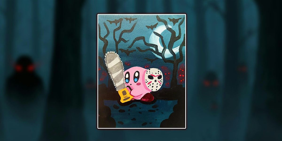 Halloween Kirby Paint-n-Sip