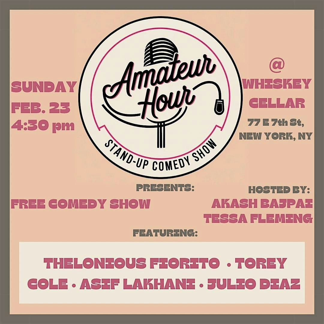 AMATEUR HOUR STANDUP COMEDY SHOW