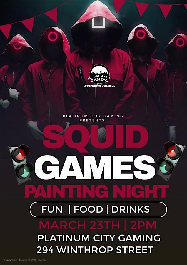 Squid Games Paint Night