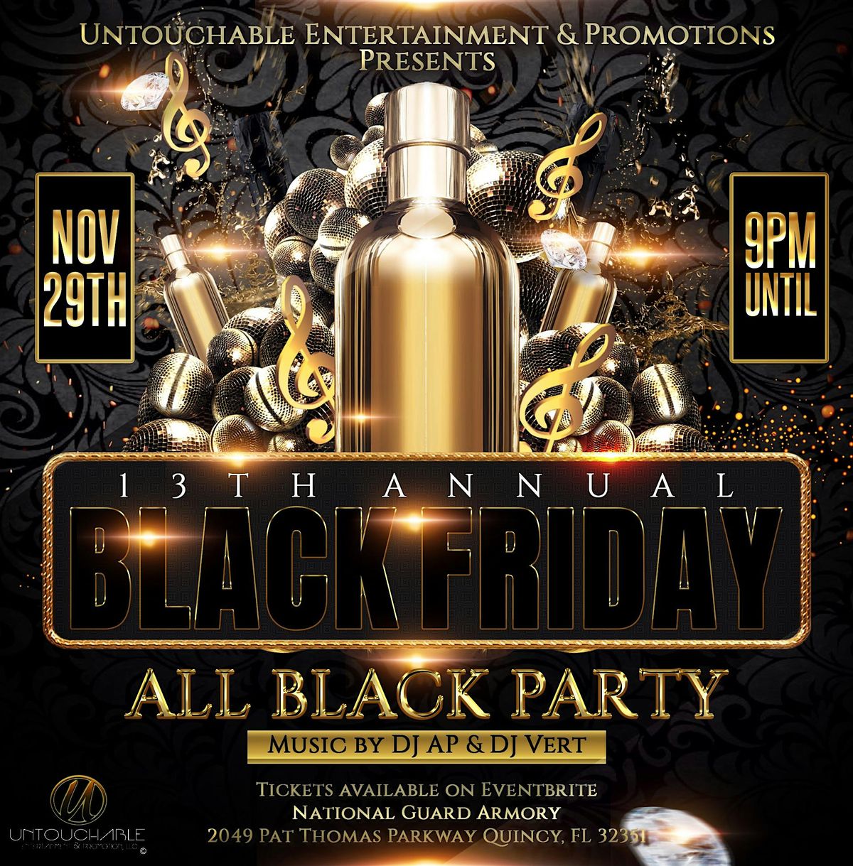 13th Annual Black Friday All Black Party