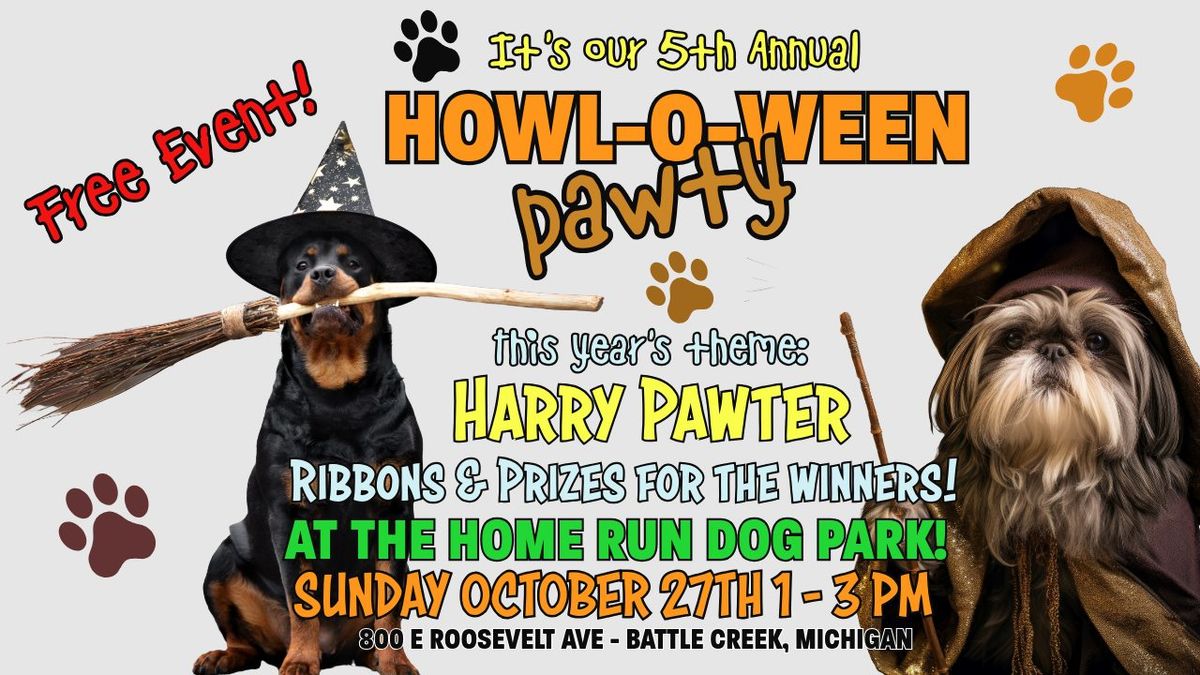 5th Annual Howl-O-Ween Costume Pawty at the Home Run Dog Park