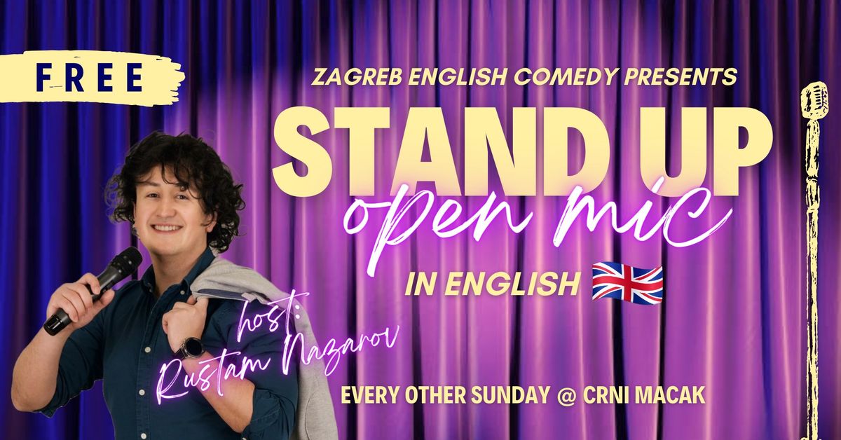English Stand-Up Open Mic #18
