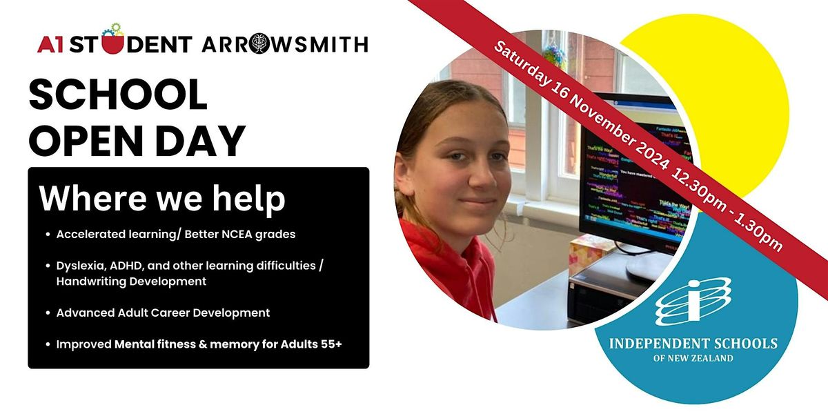 A1 Student Arrowsmith School - Open Day 16 November 2024