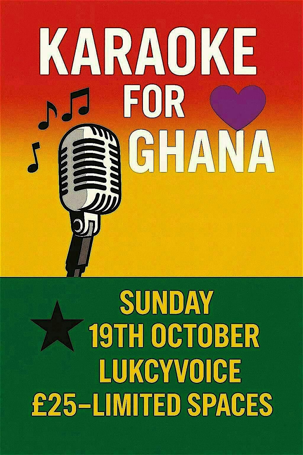 Karaoke for Ghana \u2013 Fundraiser Night