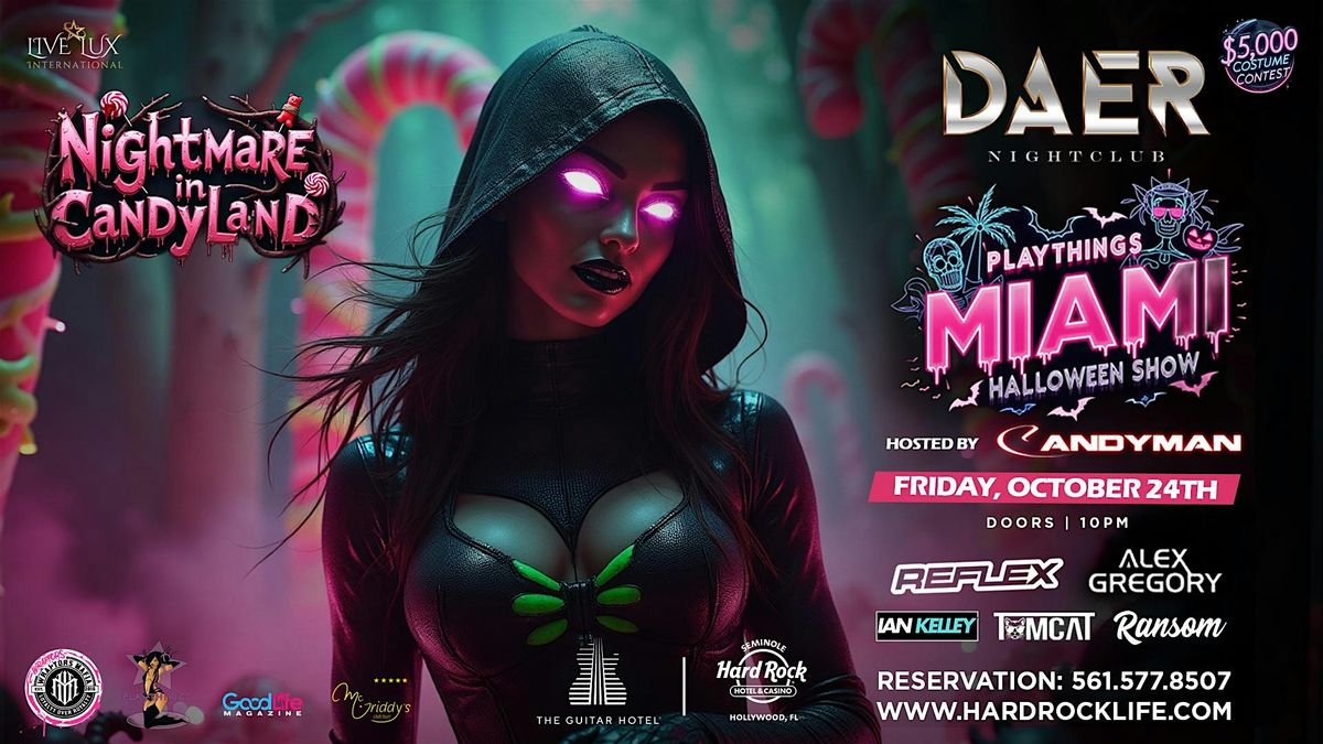 Plaything Miami Halloween Show | DAER Nightclub