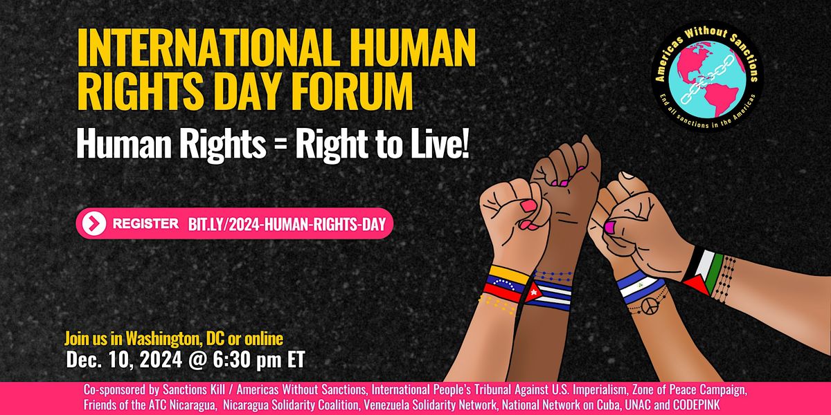 Forum on Human Rights Human Rights = Right to Live!