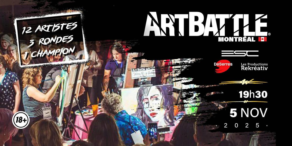 Art Battle Montr\u00e9al -  5 Novembre, 2025