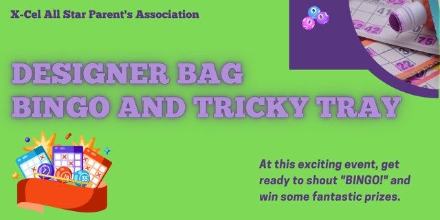 X-Cel Designer Bag Bingo & Tricky Tray