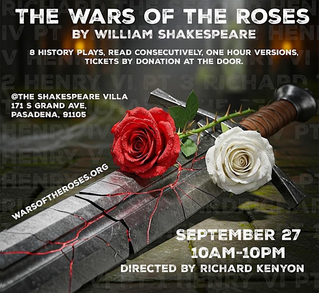 The Wars of the Roses: A Fundraiser Marathon!