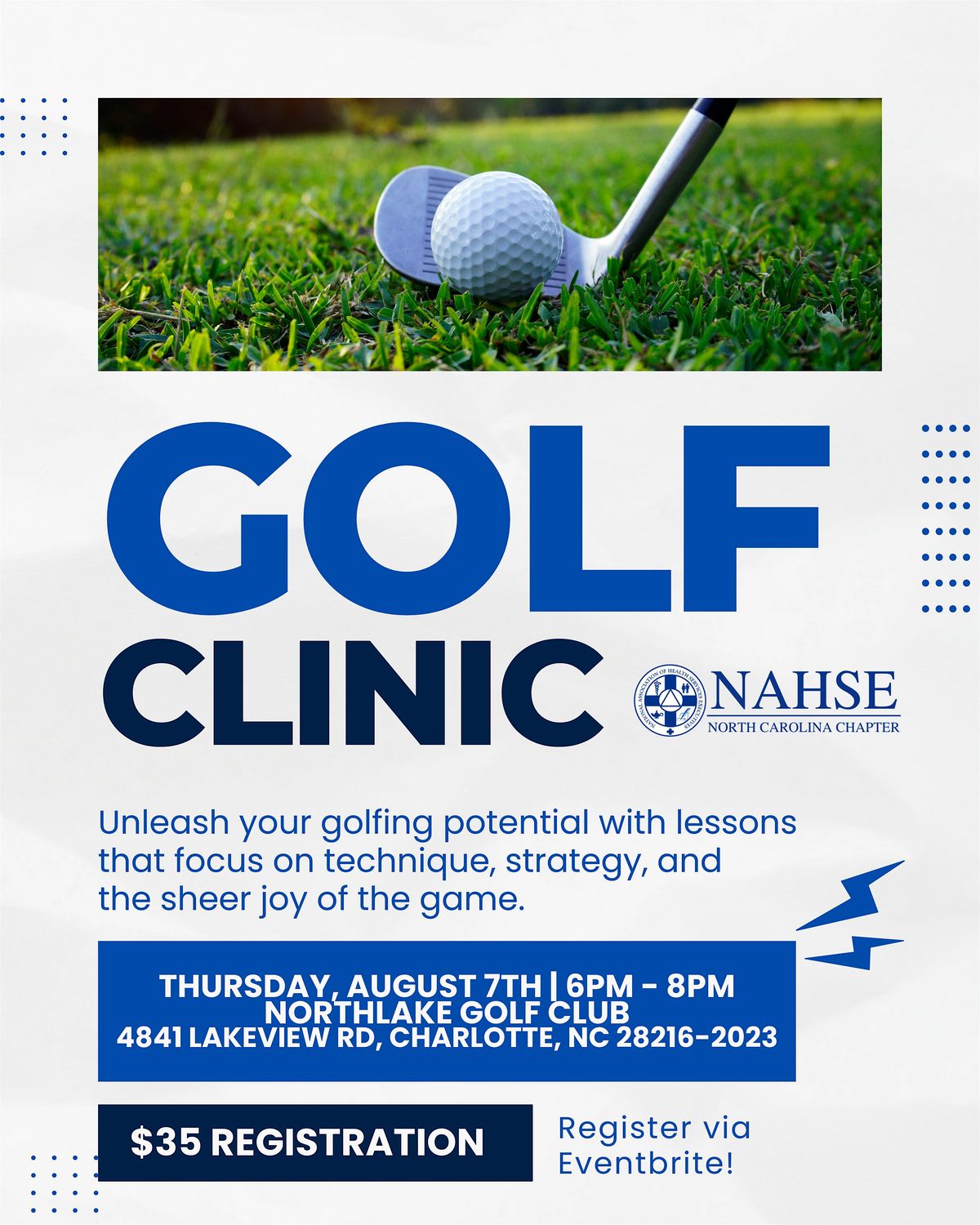NAHSE NC Golf Clinic