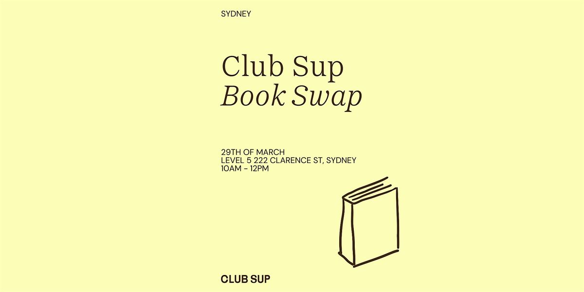 Club Sup - Book Swap (Sydney)