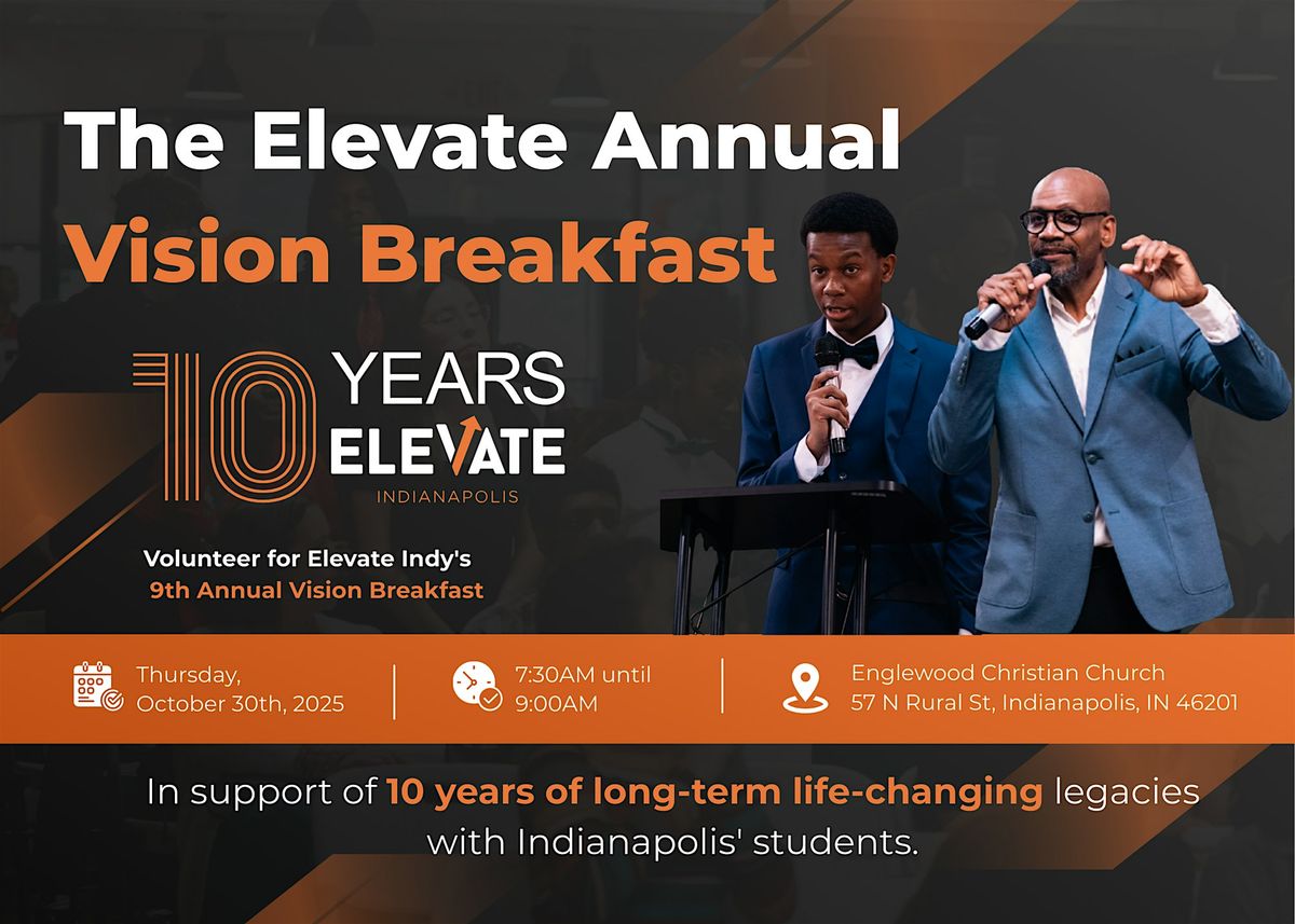 Volunteer for the 9th Annual Vision Breakfast!