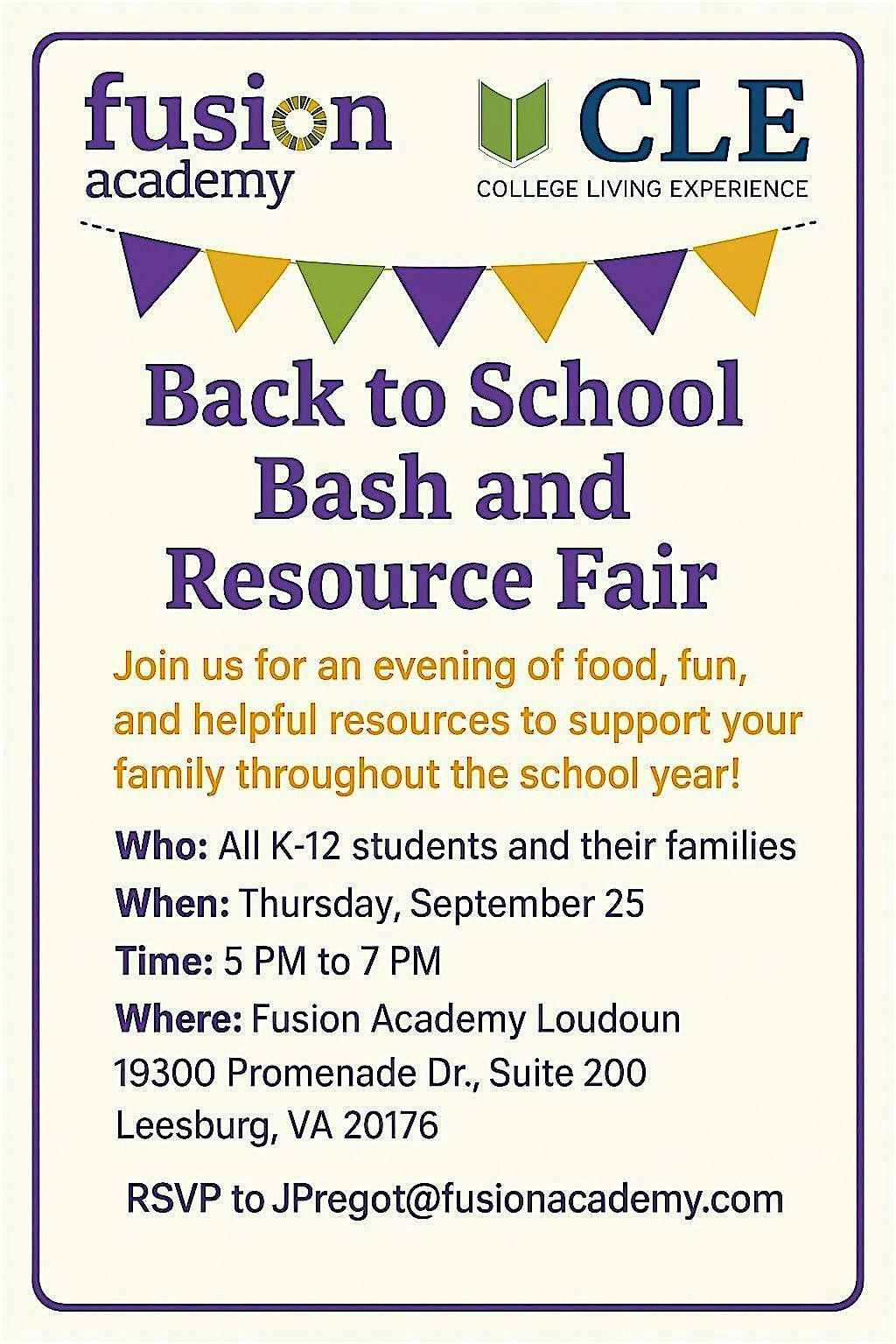 Back-to-School Resource Fair