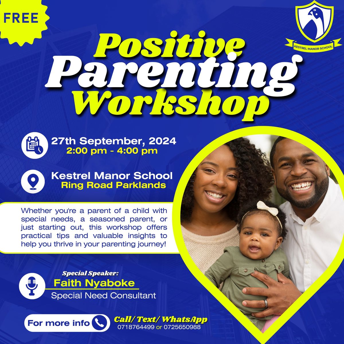 Join Our Positive Parenting Workshop