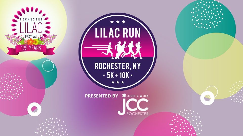 2023 Lilac 5k\/10k Run Presented by The JCC of Rochester