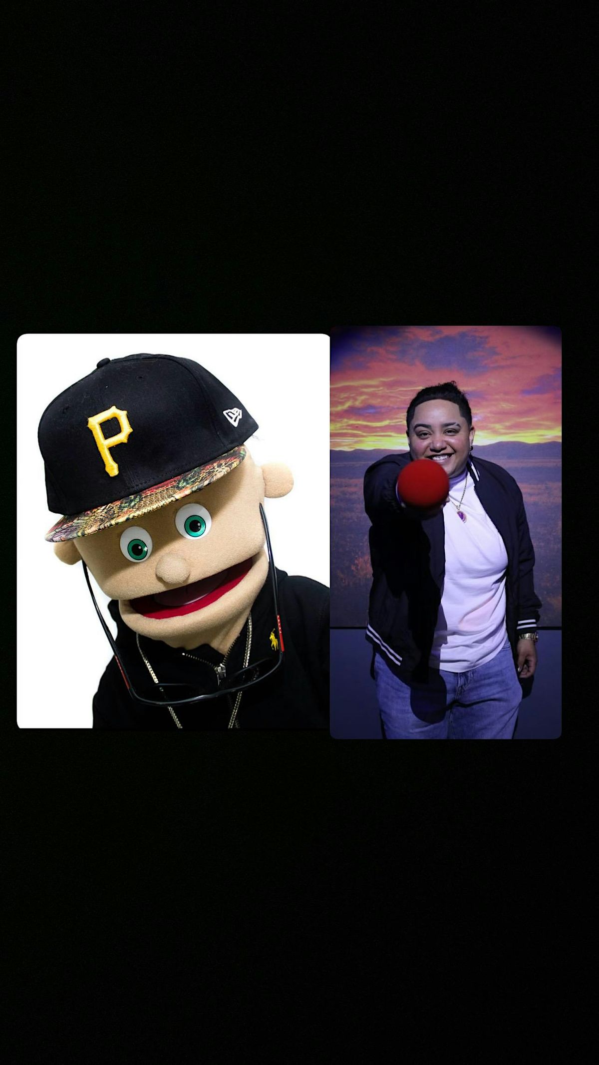 Joselito The Puppet & Grey Low live comedy show in Bronx NY